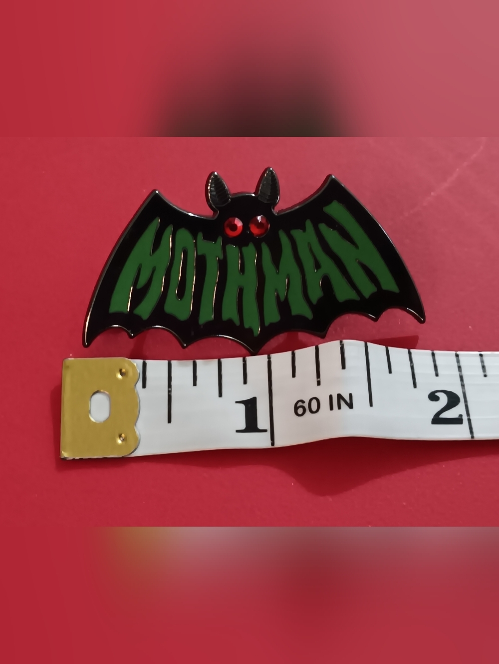 Moth Bat Enamel Pin - New